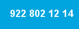 922 802 12 14 922 802 12 14